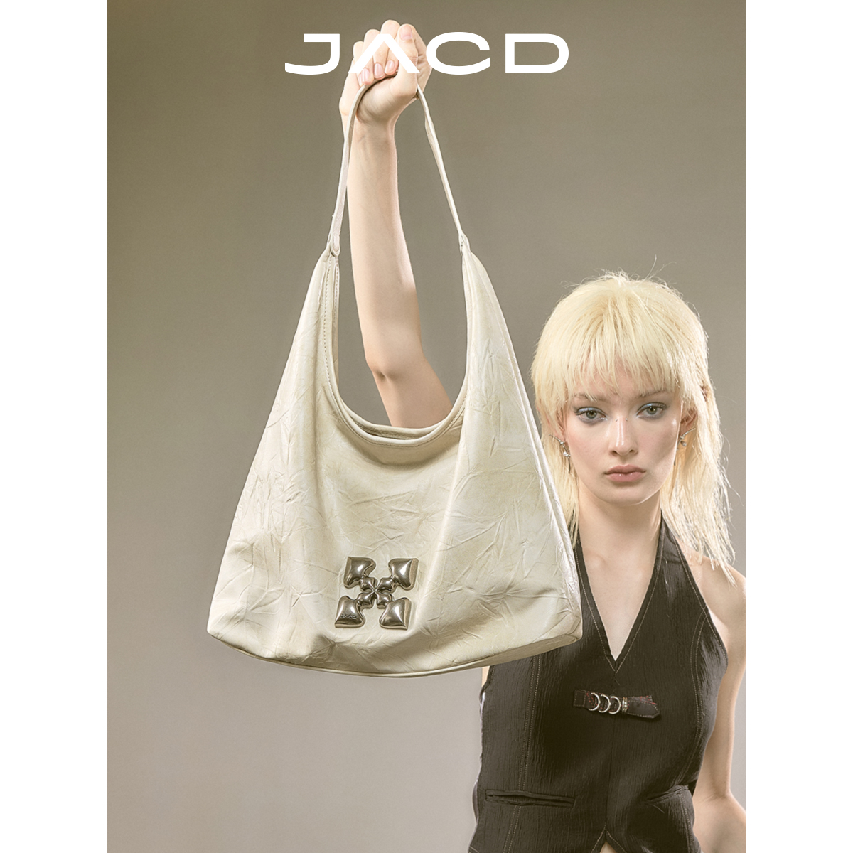 JACD松弛感托特包包女大容量2025新款休闲超质感通勤包单肩腋下包