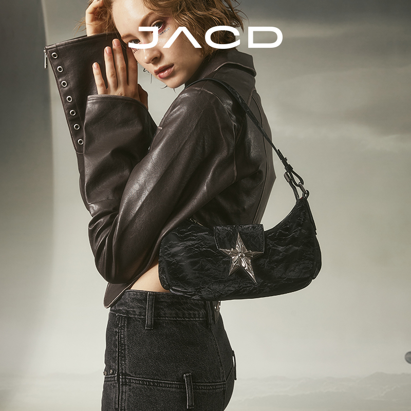 JACD【废星包】辣妹腋下包包轻奢小众高级感黑色包包女单肩斜挎包