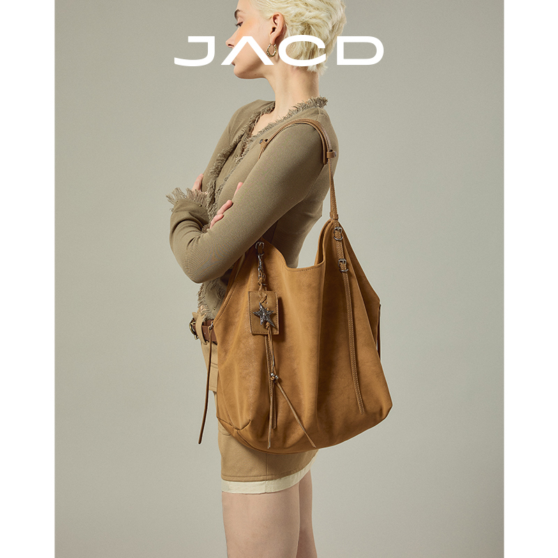 JACD慵懒松弛感包包托特包女大容量2025新款通勤包女包单肩包大包