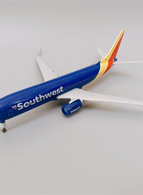 带起落架20cm美国西南航空美西南波音机B737合金仿真飞机模型航模
