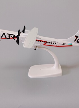 20cm日本航空日航ATR72合金仿真飞机模型金属航模 带轮子/螺旋桨