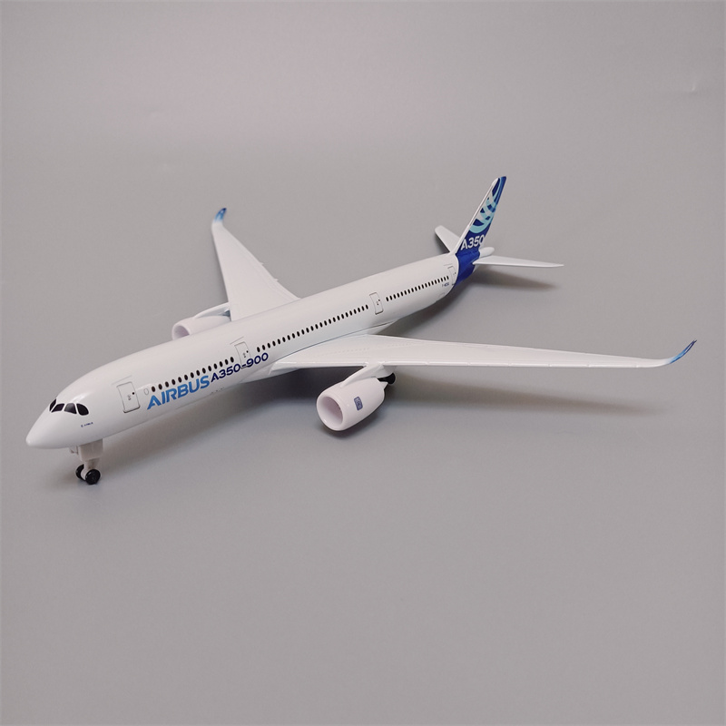 20cm带轮子原机型空客机A350-900原型机合金仿真飞机模型金属