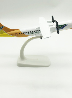 20cm菲律宾航空宿务ATR 越南ATR 金属仿真飞机模型 带轮子/螺旋桨
