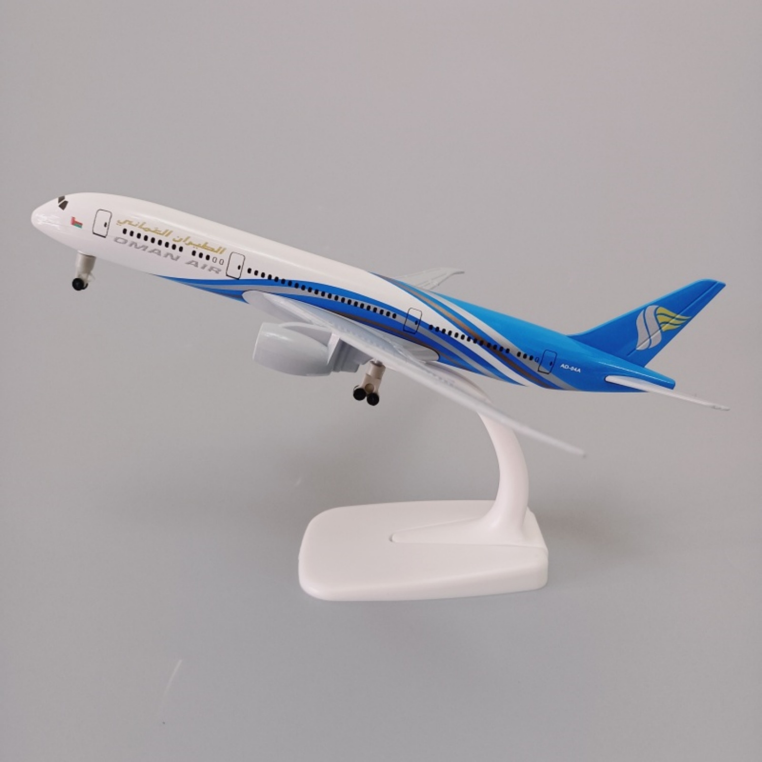 19cm阿曼航空OMAN AIR波音机B787合金仿真飞机模型金属航模带轮子