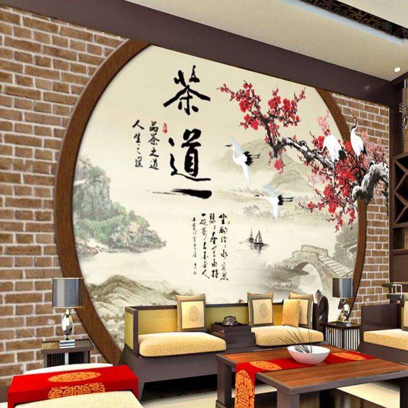 茶文化壁纸茶馆茶道墙纸