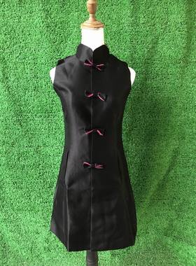 正品新款 风FU系列431001(黑色) 秋冬款 改良修身 长款 马甲