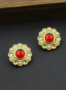 铜合金耳环C018 时尚轻奢气质百搭优雅精致耳环