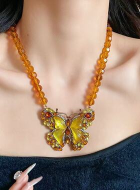 铜合金项链 D283 精致轻奢时尚气质百搭复古项链