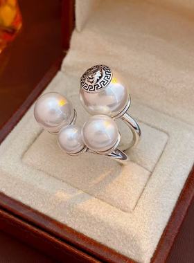 铜合金戒指 T072 时尚轻奢气质百搭优雅开口戒指