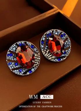 铜合金耳环D426 时尚轻奢气质百搭油压机性质精美耳环