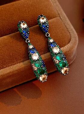 铜合金耳饰 C270轻奢复古百搭气质精美耳饰