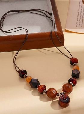 铜合金项链 D395 气质百搭时尚复古轻奢项链