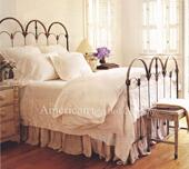 公主铁艺床 欧式 覆古铁艺床1.5米1.8米单人双人床 铁架床婚庆床