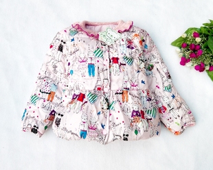 儿童羽绒棉服内胆女童加厚短款棉衣外套婴儿宝宝衣服冬装棉袄