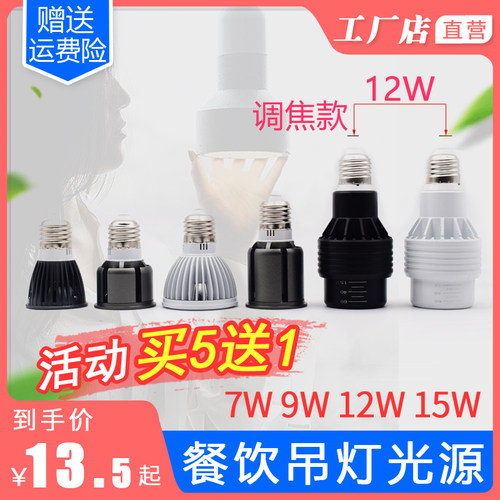 P20LED射灯灯泡E27螺口餐饮专用