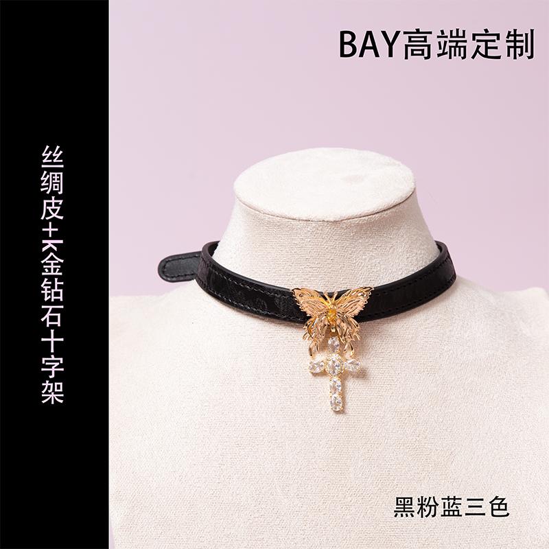 PUPPY蝴蝶结项圈项链k9