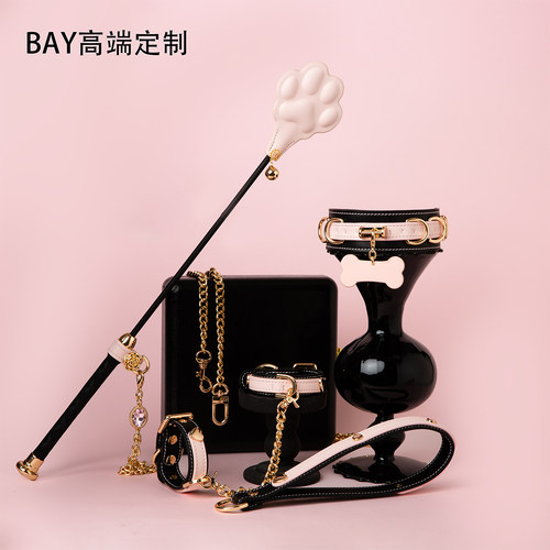 choker项圈真皮puppy字母牛皮k9男女m颈带【BAY高端定制】