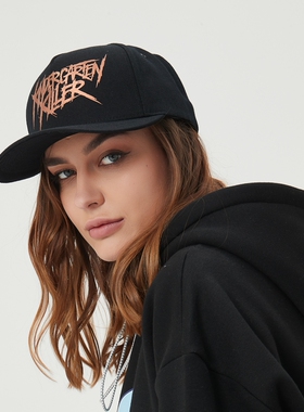 Traphero烫金烫银LOGO鸭舌帽棒球帽男女同款百搭街头潮流情侣软顶