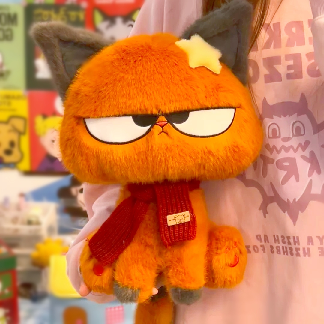 高冷拽酷猫毛绒玩偶礼物