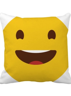 网聊表情包插画方形抱枕靠枕沙发靠垫双面含芯礼物学校幼儿园装饰