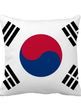 家象征符号图案方形抱枕靠枕沙发靠垫双面含芯礼物学校幼儿园装饰