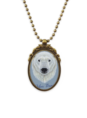 野生动物椭圆形古铜色欧式吊坠