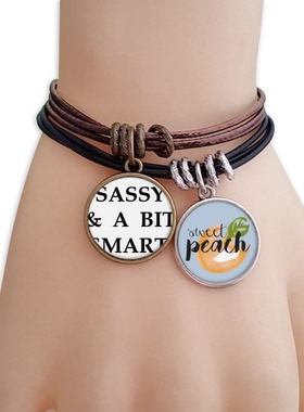 水果桃子饰品幼儿园手链