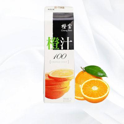 橙宝橙汁 1L浓缩果汁 鸡尾酒调酒基酒辅料 果汁饮料1000ml