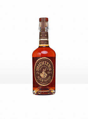 原装进口洋酒 Michter's酩帝诗酸麦芽威士忌 鸡尾酒调酒基酒700ml