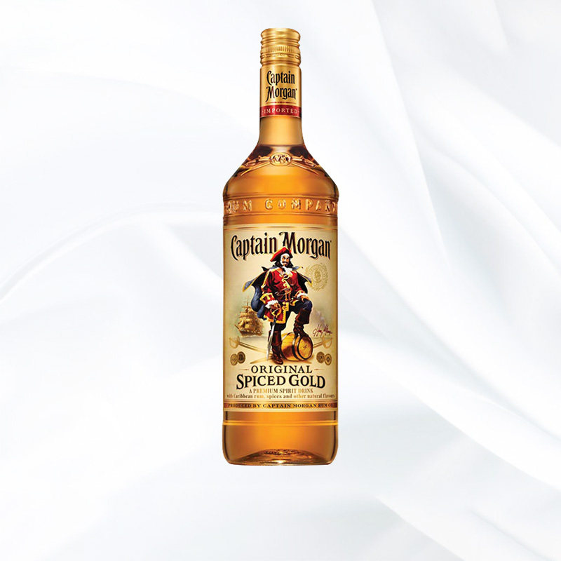 摩根船长金朗姆酒captain morgan金朗姆酒洋酒调酒烘培摩根金基酒