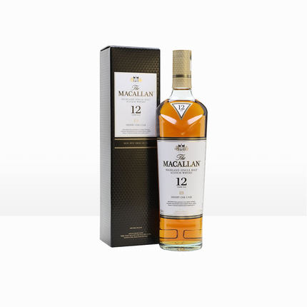麦卡伦12年单一麦芽威士忌macallan进口洋酒 苏格兰威士忌雪莉桶