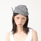 YEZI 原创复古水手帽秋冬灰色海军帽无檐设计船帽男女海盗帽子