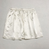 百搭大码 平角裤 素绉缎真丝短裤 新款 桑蚕丝女打底裤 安全裤 纯色衬裤