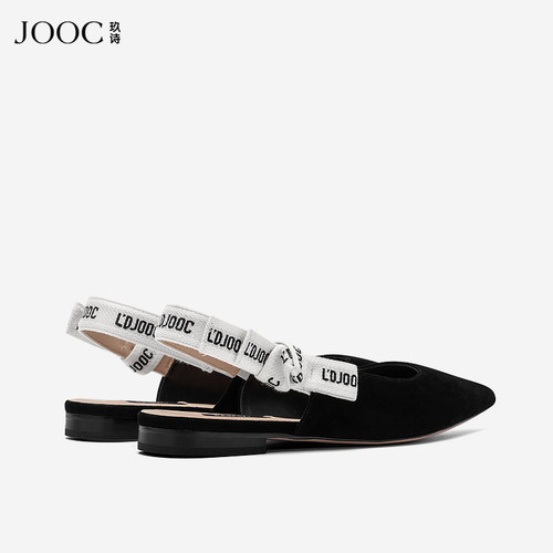 单鞋蝴蝶结JOOC平底鞋名媛