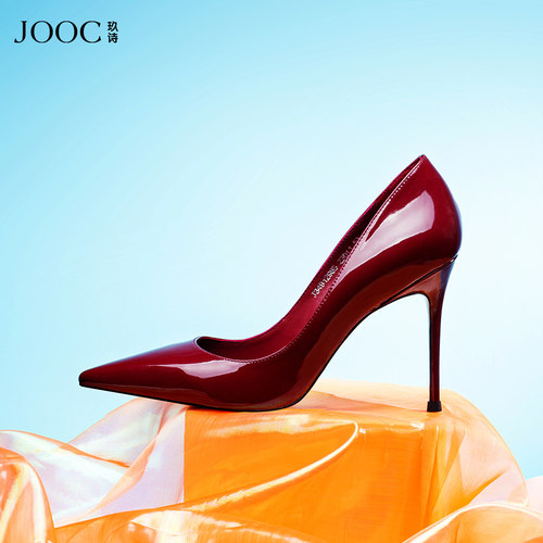 jooc春季新款尖头高跟鞋