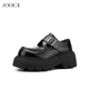 魔法学院 JOOC玖诗厚底乐福鞋 女2025当季 热卖 英伦百搭通勤皮鞋