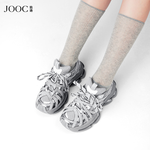 网面运动时尚 2025秋冬新款 JOOC玖诗潮酷老爹鞋 休闲鞋 城市漫步