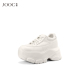 通勤增高运动小白鞋 JOOC玖诗内增高ins潮厚底老爹鞋 2025秋冬新款