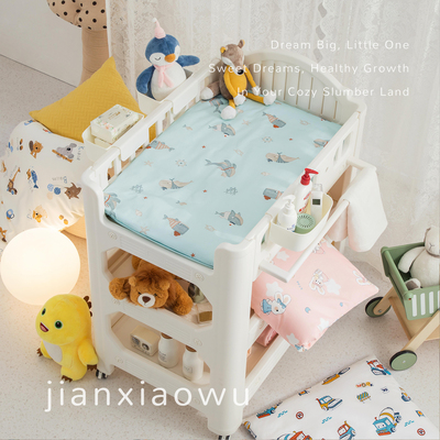 宝宝小褥子新生儿尿布台垫子秋冬加厚专用婴儿护理台全棉棉花床垫