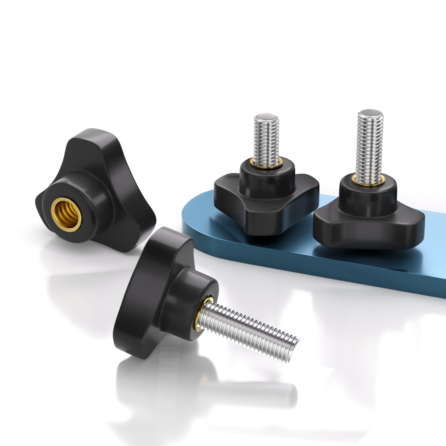 304不锈钢圆弧型旋钮手拧螺丝