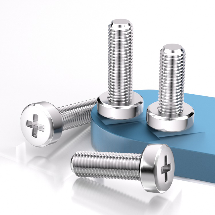304不锈钢十字槽圆柱头螺钉