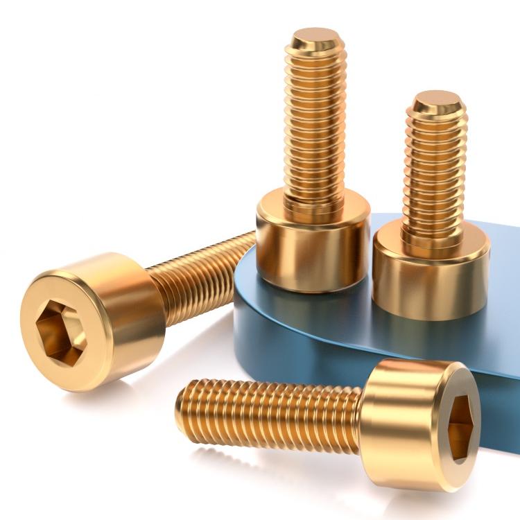 黄铜内六角螺丝钉杯头圆柱头螺栓