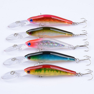 路亚饵 5色内镭射长舌米诺鱼饵 9.5cm/7.1g 直销假饵硬饵