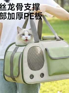 猫包大容量轻便出行透气宠物包批发跨境新款外出便携手提单肩猫包