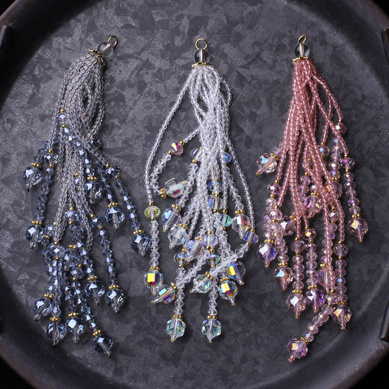 原创精品编织流苏水晶穗子diy配饰配件古风汉服挂饰包包扇子挂件,饰品/流行首饰/时尚饰品新,其他DIY饰品配件,淘宝优惠券,粉丝福利购,淘宝优惠卷