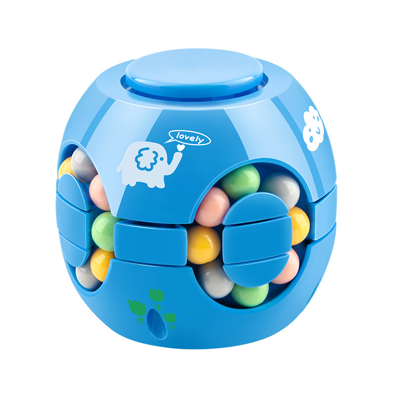 ROTATING LITTLE MAGIC BEAN CHILDRENS BURGER RUBIKS CUBE INTELLIGENCE DEVELOPMENT THINKING TRAINING FINGER TIP SPINNER DECOMPRESSION CREATIVE TOY