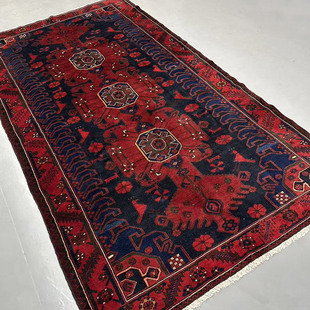 手工打结卧室客厅波斯 C652 羊毛土库曼地毯 伊朗进口 1.51X2.75M