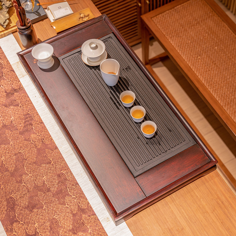 祥福茶盘现代纯天然高端会客家用