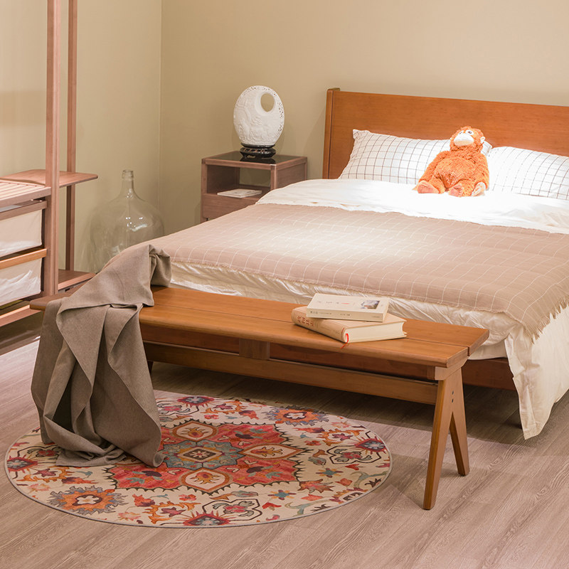 祥福长凳餐椅家用简约现代床尾凳