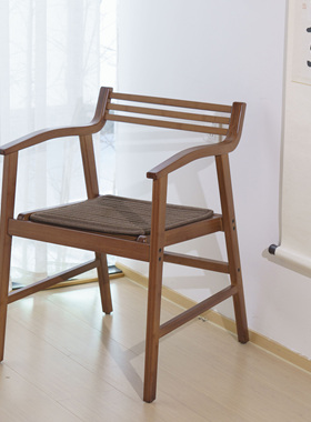 祥福家具功夫茶具泡茶椅子家用简约靠背太师椅茶室禅意空间福云椅